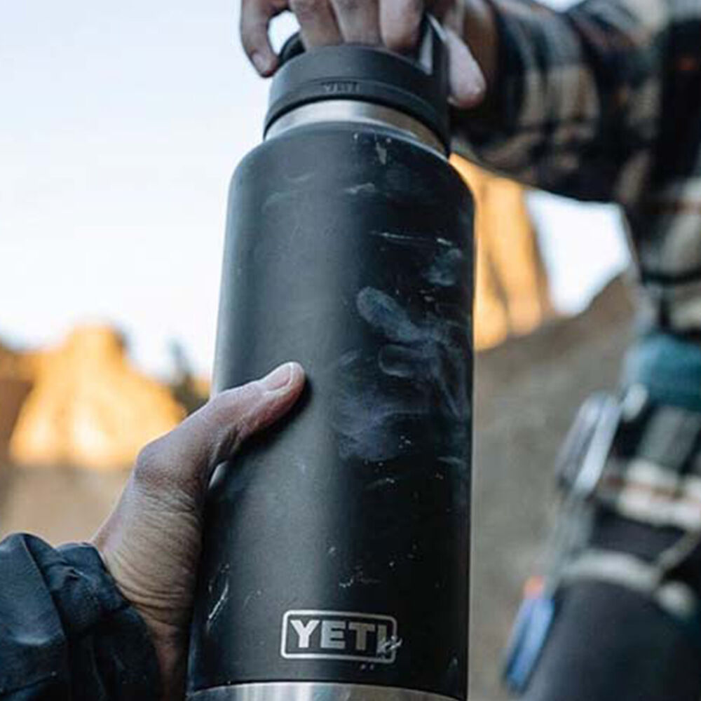 YETI® Rambler® Bottle with Chug Cap Black - Image 8