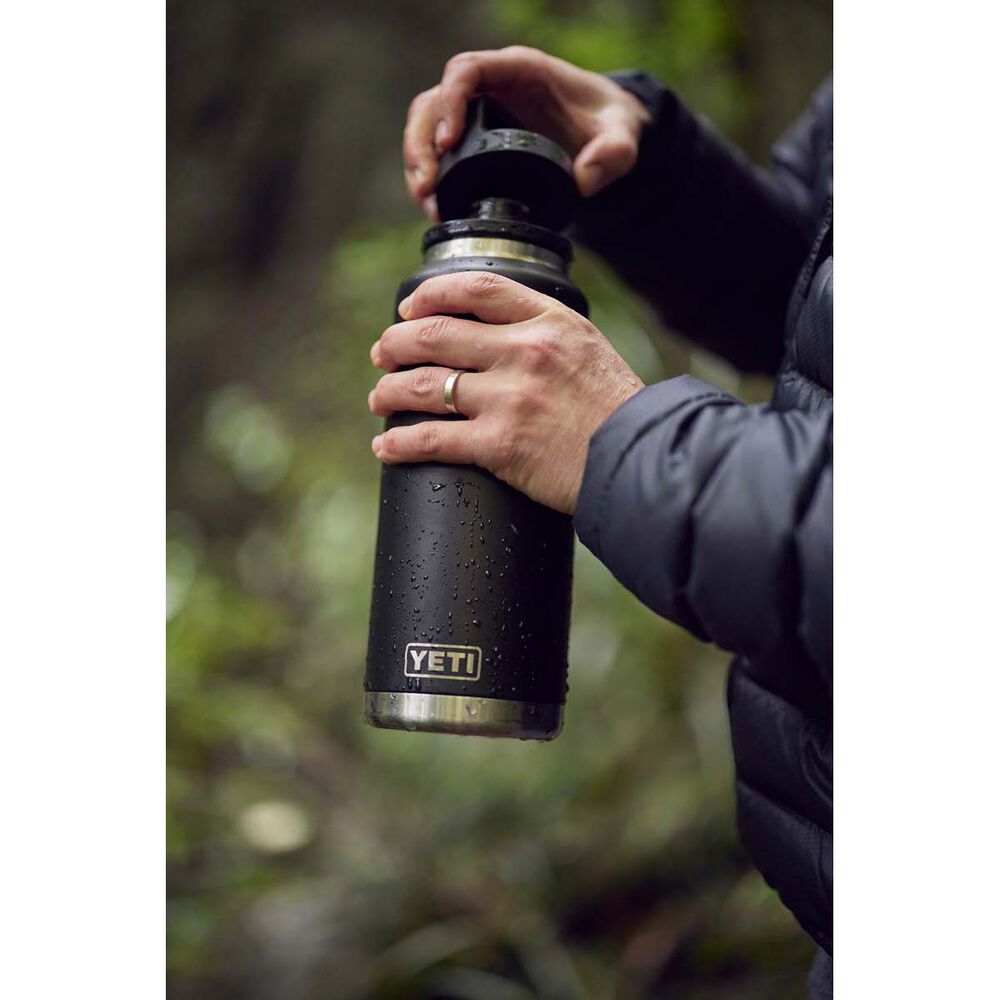 YETI® Rambler® Bottle with Chug Cap Black - Image 6